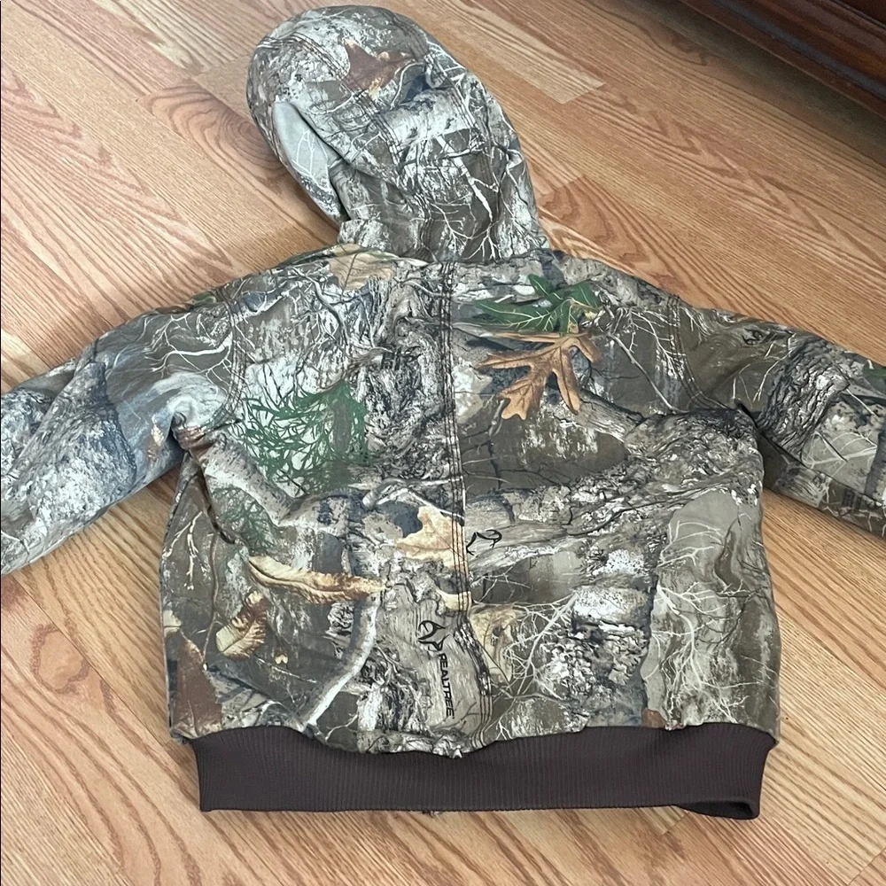 Kids Outdoor Camouflage RealTree Heavy Jacket